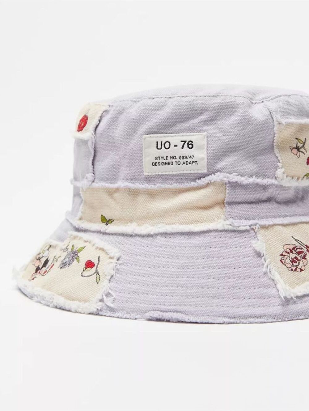 NWOT URBAN OUTFITTERS PATCHWORK FLORAL BUCKET HAT